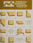 Montana Business Quarterly, Fall 1983 by University of Montana (Missoula, Mont.: 1965-1994). Bureau of Business and Economic Research