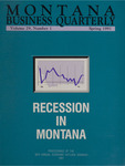 Montana Business Quarterly, Spring 1991 by University of Montana (Missoula, Mont.: 1965-1994). Bureau of Business and Economic Research