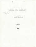 University of Montana Report of the President 1960-1961