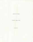 University of Montana Report of the President 1967-1968