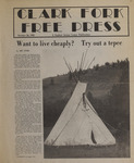 Clark Fork Free Press, October 1981 by University of Montana (Missoula, Mont. : 1965-1994). Associate Students. Student Action Committee