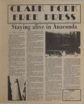 Clark Fork Free Press, November 1981 by University of Montana (Missoula, Mont. : 1965-1994). Associate Students. Student Action Committee