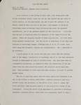 J. B. Speer manuscript “Land for the Campus” [University of Montana] by James Beryl Speer