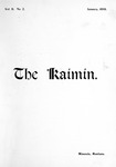 The Kaimin, January 1899