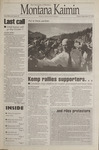 Montana Kaimin, September 27, 1996