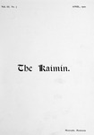 The Kaimin, April 1900 by Students of the University of Montana