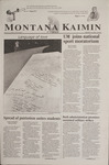 Montana Kaimin, September 14, 2001