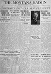 The Montana Kaimin, October 11, 1917 by Associated Students of the University of Montana