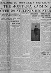 The Montana Kaimin, September 30, 1919 by Associated Students of the State University of Montana