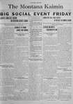The Montana Kaimin, November 21, 1922 by Associated Students of the University of Montana