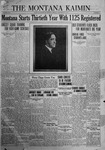 The Montana Kaimin, September 26, 1924