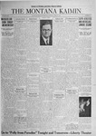 The Montana Kaimin, April 28, 1925 by Associated Students of the University of Montana