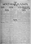 The Montana Kaimin, November 30, 1926