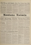 Montana Kaimin, January 16, 1962