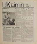 Montana Kaimin, October 18, 1984 by Associated Students of the University of Montana