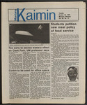 Montana Kaimin, October 22, 1985 by Associated Students of the University of Montana