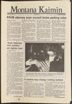 Montana Kaimin, October 3, 1986 by Associated Students of the University of Montana