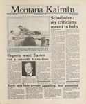 Montana Kaimin, November 3, 1987