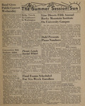 Summer Session Sun, July 9, 1943 by Students of Montana State University, Missoula