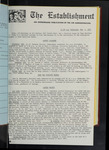 The Establishment, November 1972 by University of Montana (Missoula, Mont. : 1965-1994). Information Services