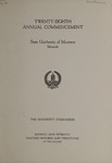 University of Montana Commencement Program, 1925