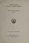 University of Montana Commencement Program, 1935