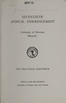 University of Montana Commencement Program, 1967