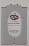 University of Montana Commencement Program, 1998