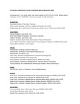 University of Montana Commencement List, Spring 2020 by University of Montana--Missoula. Office of the Registrar