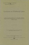 Lectures at Flathead Lake, 1903