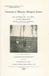 Sixth Annual Session, University of Montana Biological Station, Flathead Lake, 1904