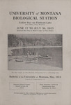 Biological Station Summer Session, 1913
