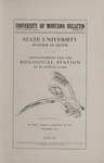 Biological Station Summer Session, 1919