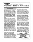 Women's Studies Program Newsletter, Fall 1997 by University of Montana--Missoula. Department of Women's Studies