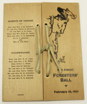 RG94-092: Forester's Ball Dance Card by University of Montana--Missoula.