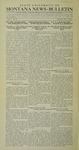 State University of Montana News-Bulletin, October 1918 by State University of Montana (Missoula, Mont.)