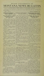 State University of Montana News-Bulletin, November 1918 by State University of Montana (Missoula, Mont.)