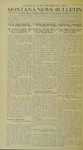 State University of Montana News-Bulletin, December 1918 by State University of Montana (Missoula, Mont.)