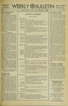 Montana State University Weekly Bulletin, March 1961 by Montana State University (Missoula, Mont.)