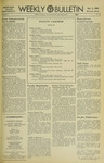 Montana State University Weekly Bulletin, October 1961 by Montana State University (Missoula, Mont.)