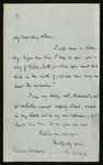 Letter from Thomas Carlyle to Jane Wilson by Thomas Carlyle