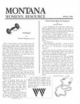 The Montana Women's Resource, January 1986