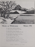 Words on Wilderness, Winter 1976