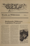Words on Wilderness, December 1979